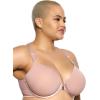 Felina Body Soft Back Smoothing T-Shirt Bra – Ultra Soft T-Shirt Bras for Women, Smoothing Bra for Your Back(Rose Tan)