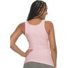 Felina Cotton Ribbed Tank Top – Class Tank Top for Women, Workout Tank Top for Women (Color Options Available)(Chalk Pink)
