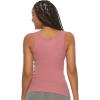 Felina Cotton Ribbed Tank Top – Class Tank Top for Women, Workout Tank Top for Women (Color Options Available)(Mesa Rose)