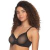 Felina Ethereal Sheer Mesh Unlined Underwire Bra(Black)