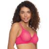 Felina Ethereal Sheer Mesh Unlined Underwire Bra(Fuchsia Rose)