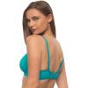 Felina Ethereal Sheer Mesh Unlined Underwire Bra(Tile Blue)