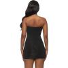 Felina Fusion Strapless Full Slip with Fused Compression Panels(Black)