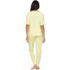 Felina Jessie Jersey Knit Lounge Set Henley & Jogger Lounge Set(Lemon Meringue)