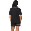 Felina Jessie Pajama Short Set 2 Piece Pajama Set(Black)
