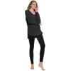 Felina Ladies’ Velour Lounge Set (S, Black/HTR Black)
