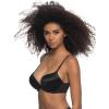 Felina Luscious Satin Push Up Bra(Black)