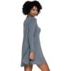 Felina Modal Tank Chemise And Wrap – Womens Loungewear, Posh Pajama Sets For Women – Lounge Set(Heather Grey)