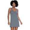 Felina Modal Tank Chemise And Wrap – Womens Loungewear, Posh Pajama Sets For Women – Lounge Set(Heather Grey)