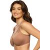 Felina Paramour Amaranth Cushioned Comfort Unlined Minimizer Bra(Black Rose Tan 2-pack)
