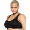 Felina Paramour Body X Underwire Sports Bra(Black)
