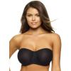 Felina Paramour Delightful Seamless Unlined Lace Bandeau | Bra | Support(Black)