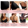 Felina Paramour Gorgeous Memory Foam Bra 2-Pack(Black)
