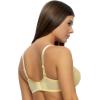 Felina Paramour Lotus Embroidered Unlined Bra | Ultra-Light(Pale Banana)