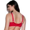 Felina Paramour Lotus Embroidered Unlined Bra | Ultra-Light(Tango Red Lurex)