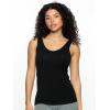 Felina Reversible Cotton Womens Tank Top | 4-Pack(Black White)