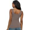 Felina Reversible Cotton Womens Tank Top | 4-Pack(Earth Tones)