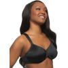 Felina Stellar Smooth Satin Unlined Underwire Bra(Blk)