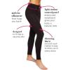 Felina Sueded Athleisure Performance Legging (2-Pack) Womens Leggings w/Slimming Waist Band Style: C3690RT(Black)