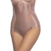 Felina Uplifted Satin & Mesh Body-Mapped High-Waist Shaper Brief(Rose Tan)