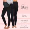 Felina Velvety Soft Maternity Legging for Women – Yoga Pants for Women, Maternity Clothes(Charcoal Dark Olive)