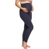 Felina Velvety Soft Maternity Legging for Women – Yoga Pants for Women, Maternity Clothes(Navy Charcoal)