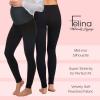 Felina Velvety Soft Maternity Leggings for Women – Yoga Pants for Women, Maternity Clothes – (2-Pack) Black