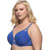 Felina Women’s Clothing T-Shirt Bra – Seamless Bras for with Soft Fabric, Essential Bras for All-Day Support(Dazzling Blue)