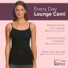 Felina Womens Cotton Modal Camisole, Adjustable Cotton Tank Top 3-Pack(Black Grey White)