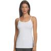 Felina Womens Cotton Modal Camisole, Adjustable Cotton Tank Top 3-Pack(Black White)