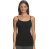 Felina Womens Cotton Modal Camisole, Adjustable Cotton Tank Top 3-Pack(Black White)