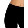 Felina Women’s Cotton Modal Capri Leggings – Super Soft, Lightweight, Breathable for Fitness, Yoga, and Everyday Wear(Black)