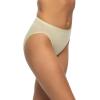 Felina Women’s Organic Cotton Stretch Hi Cut Panty 5-Pack Underwear(Zen Garden)
