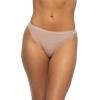 Felina Women’s Organic Cotton Thong Underwear, 6-Pack(Rose Neutral)