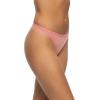 Felina Women’s Organic Cotton Thong Underwear, 6-Pack(Rose Neutral)