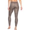 Felina Women’s Sueded Athletic Leggings, Slimming Waistband(Raven Leopard)