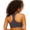 Felina Women’s Velvety Soft Racerback Bralette(Charcoal Heather)