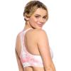 Felina Women’s Velvety Soft Racerback Bralette(Lantana Shark Tie Dye)