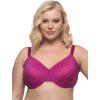 Felina | Jessamine Unlined Side Smoothing Minimizer Bra | 32C – 44H | Back & Side Smoothing Lace(Wild Aster / Iris Rose)