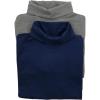 Felina | Long Sleeve Turtleneck 2-Pack | Loungewear | Sleepwear(Gray Navy)