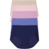 Felina – No Show Elastic-Free Hipster Underwear 5-Pack Invisible Underwear for Women, Lightweight & Comfortable(Berries and Cream)