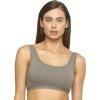 Felina | Organic Cotton Bralette for Women | Super Soft & from Plant-Based Dyes(Slate)