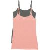 Felina | Organic Cotton Camisole 2-Pack | Plant-Based Dyes | Hypoallergenic | Adjustable Straps(Rose Slate)