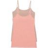 Felina | Organic Cotton Camisole 2-Pack | Plant-Based Dyes | Hypoallergenic | Adjustable Straps(Taupe Rose)