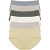 Felina | Organic Cotton Hipster Panties | 6-Pack(River Stone)