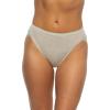 Felina | Organic Cotton Stretch Hi Cut Panty | Women’s Underwear(Pebble)