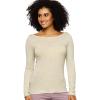Felina | Organic Cotton Stretch Long Sleeve Tee(Pebble)