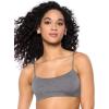 Felina – Super Soft Modal Bralette – Adjustable Straps, Moisture Wicking Lounge Bralette(Medium Heather Grey)