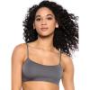 Felina – Super Soft Modal Bralette – Adjustable Straps, Moisture Wicking Lounge Bralette(Smoke Pearl)
