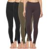Felina | Velvety Soft Lightweight Leggings | 4-Pack(Coffee Vibes)